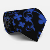 Cravate Décor floral (Roulé)
