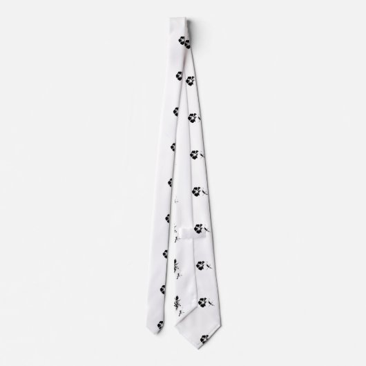 Cravate Décoratif, Gris foncé, Charbon (Dos)