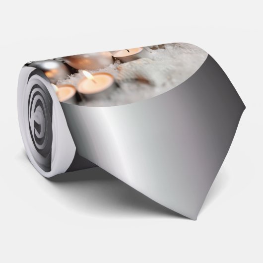 Cravate Décoration de Noël et de l'Avent (Roulé)