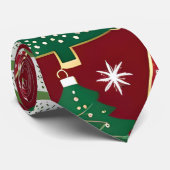 Cravate Décorations de bonbons en forme de sapin de Noël (Roulé)