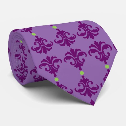 Cravate décorative en damas (Roulé)