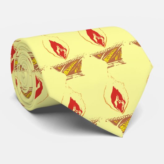 Cravate Deepak : Lampe de Diwali (Roulé)