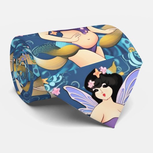 Cravate Déesse de fée en pleine figure Thunder_Cove (Roulé)