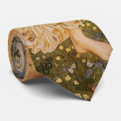 Cravate Déesse des fleurs, Flora de Morgan (Roulé)