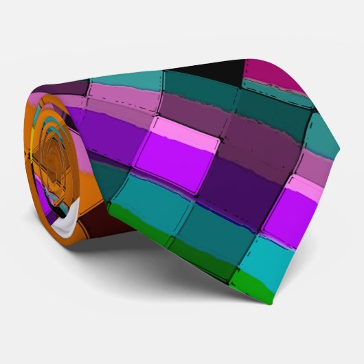 Cravate Défaillance Abstraite (Roulé)