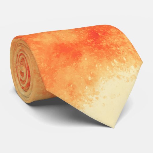 Cravate d'effet Cloud orange (Roulé)