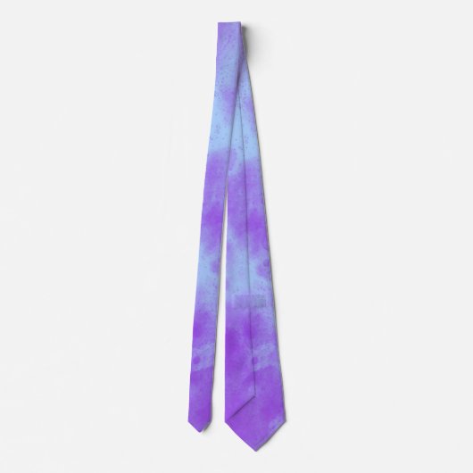 Cravate d'effet nuage de tempête bleue - Éteignez (Dos)
