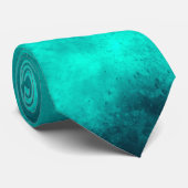 Cravate d'effet nuage d'orage d'émeraude (Roulé)