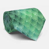 Cravate d'effet Ombre Dragon Vert (Roulé)