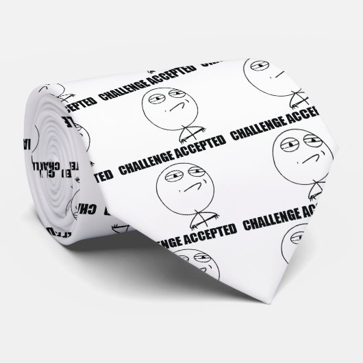 Cravate Défi admis (Roulé)