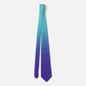 Cravate Dégradé Aqua Violet (Dos)