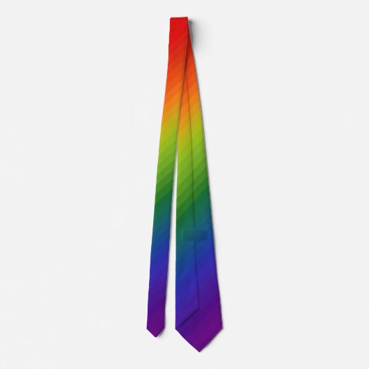 Cravate Dégradé arc-en-ciel trié (Dos)
