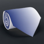 Cravate Dégradé blanc Ombre moderne<br><div class="desc">Cette cravate minimaliste présente un dégradé bleu à blanc moderne.</div>