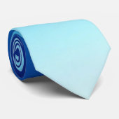 Cravate Dégradé bleu  (Roulé)