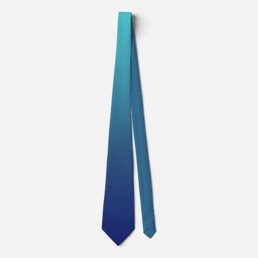 Cravate dégradé bleu (Devant)
