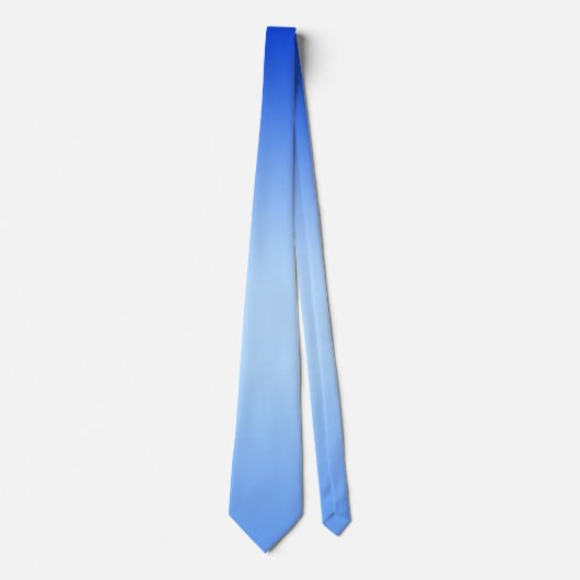 Cravate Dégradé bleu clair (Devant)