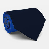Cravate Dégradé Bleu Marine (Roulé)