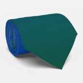Cravate Dégradé bleu-vert (Roulé)
