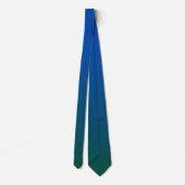 Cravate Dégradé bleu-vert (Dos)