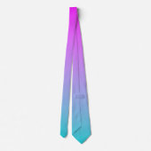 Cravate Dégradé Bleu Violet (Dos)