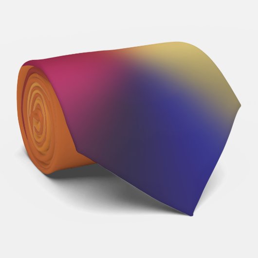 Cravate Dégradé de rayonnement d'angle (Roulé)