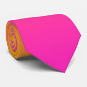 Cravate dégradé jaune et rose ombre (Roulé)