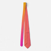 Cravate dégradé jaune et rose ombre (Dos)