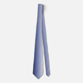 Cravate Dégradé Moderne Bleu Blanc Ombré (Devant)