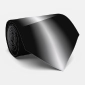 Cravate Dégradé noir et blanc (Roulé)