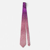 Cravate Dégradé Ombre à trois Parties scintillant violet v (Devant)