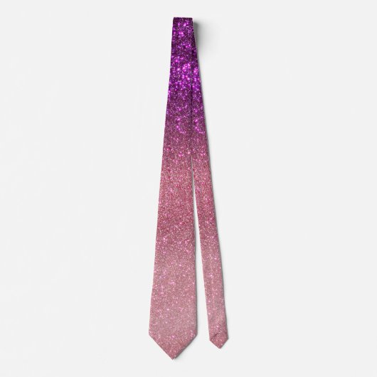 Cravate Dégradé Ombre à trois Parties scintillant violet v (Devant)