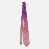 Cravate Dégradé Ombre à trois Parties scintillant violet v (Dos)