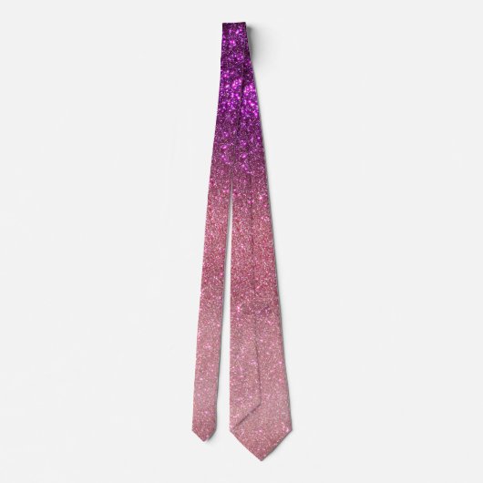 Cravate Dégradé Ombre à trois Parties scintillant violet v (Dos)