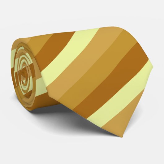 Cravate dégradé orange (Roulé)