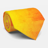 Cravate Dégradé Orange Lever du Soleil (Roulé)