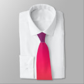 Cravate Dégradé Orange Rose Violet (Attaché)