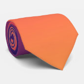 Cravate Dégradé Orange Rose Violet (Roulé)