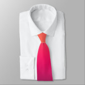 Cravate Dégradé Orange Rose Violet (Attaché)