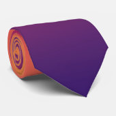 Cravate Dégradé Orange Rose Violet (Roulé)