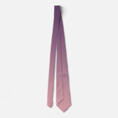 Cravate Dégradé rose et lilas, Ombre. (Dos)