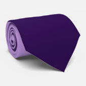 Cravate Dégradé violet foncé à brume violette (Roulé)