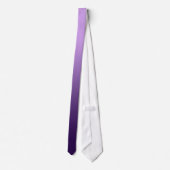 Cravate Dégradé violet foncé à brume violette (Dos)