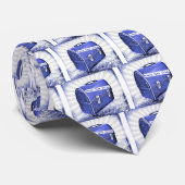 Cravate Déjeuner Fling Blues (Roulé)