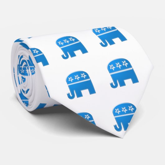 cravate d'éléphant de Parti Républicain (Roulé)
