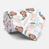 Cravate Délicieux Motif de pain de blé (Roulé)