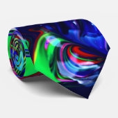 Cravate Déménageurs Modernes Liquide Abstrait (Roulé)