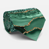 Cravate d'émeraude d'or vert Agate (Roulé)