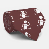 Cravate Demi de marathon drôle (Roulé)