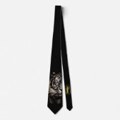 Cravate Demi de tigre de visage (Devant)