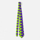 Cravate Demi-points bleus et verts (Dos)